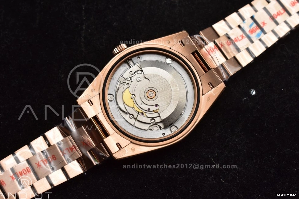 904L Bracelet (Gain President 711 Dial Best RG Weight) 40 Steel QF Edition Ombre DayDate V4 Soft Slate on A2836 0421